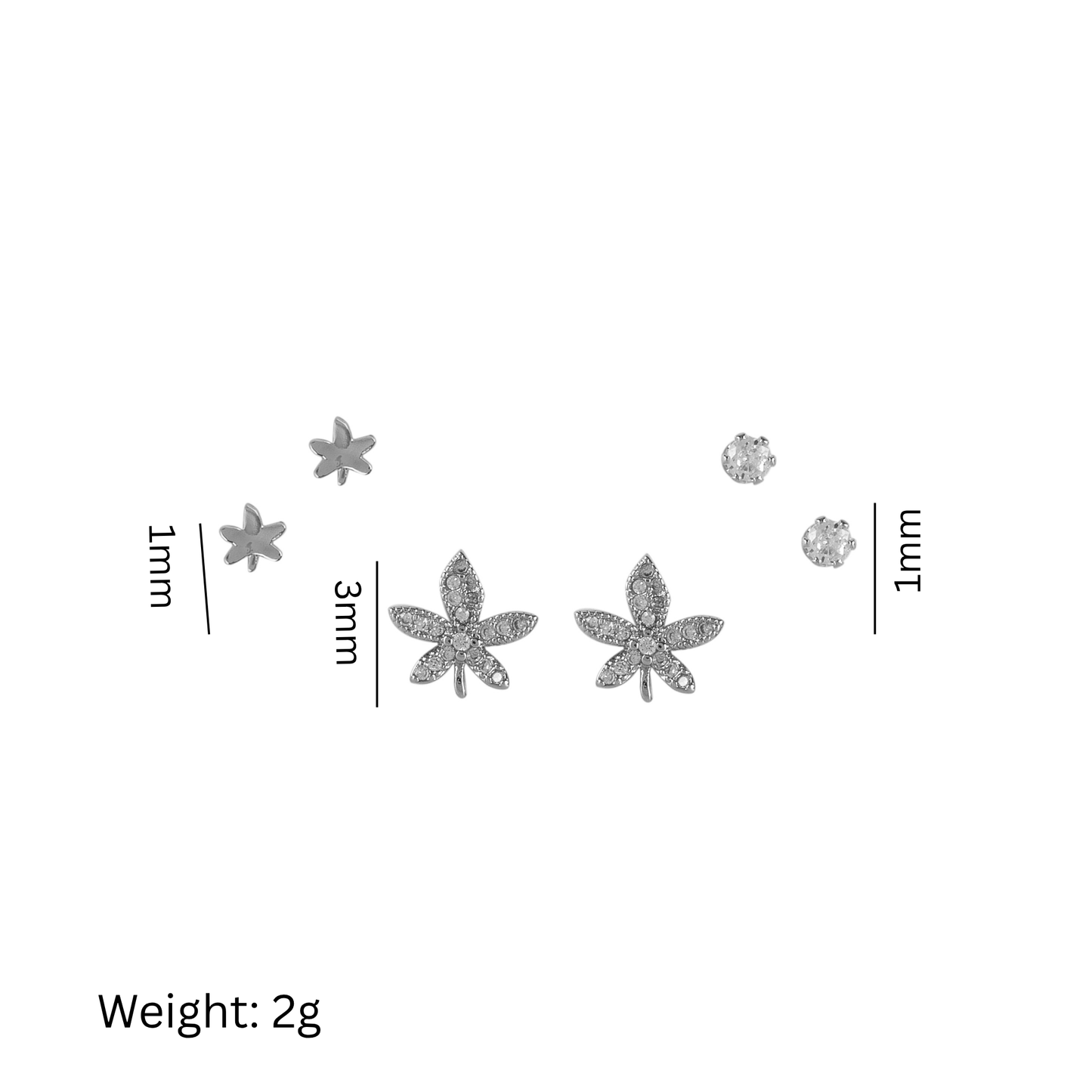 Soft Autumn Stud Set