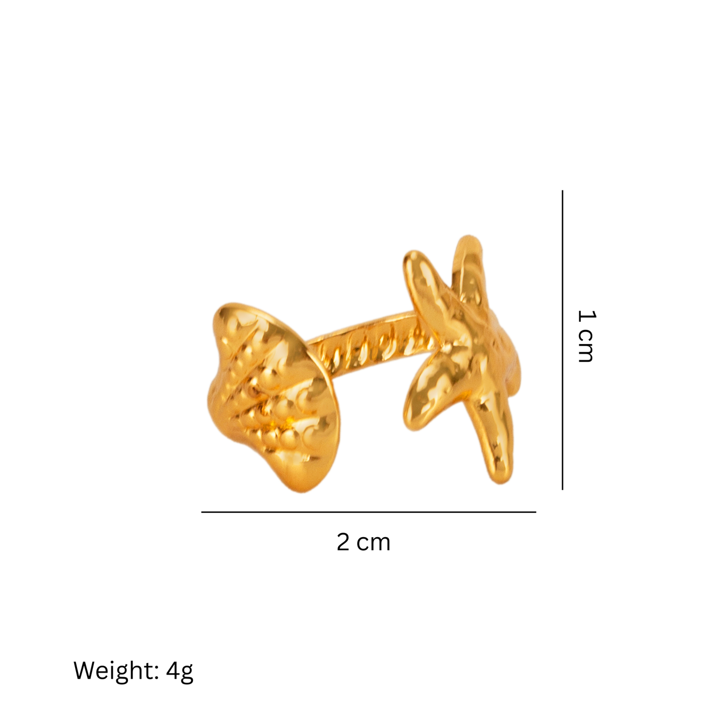 Tidal Whisper Ring
