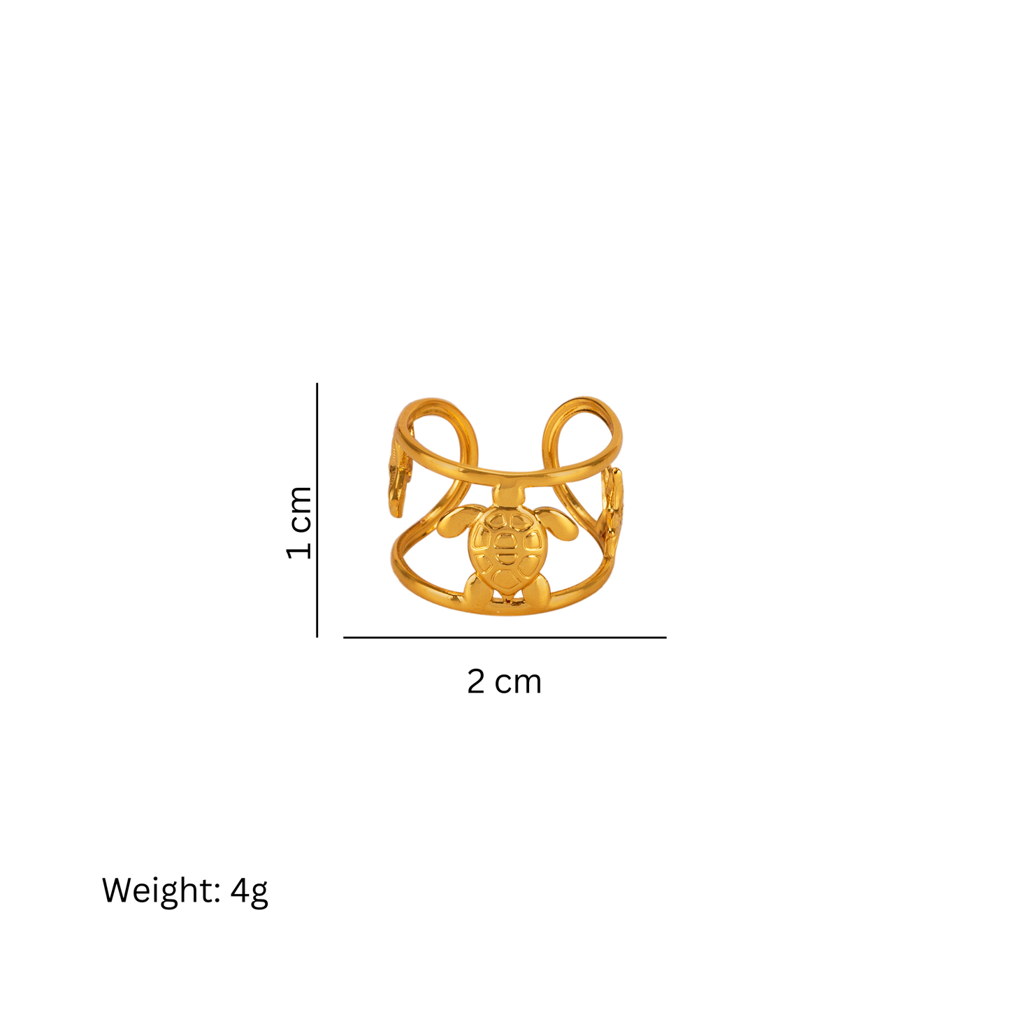 Tiny Turtle Ring