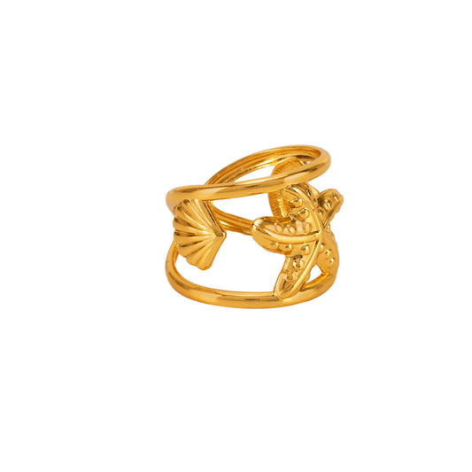 Star at Shore Ring