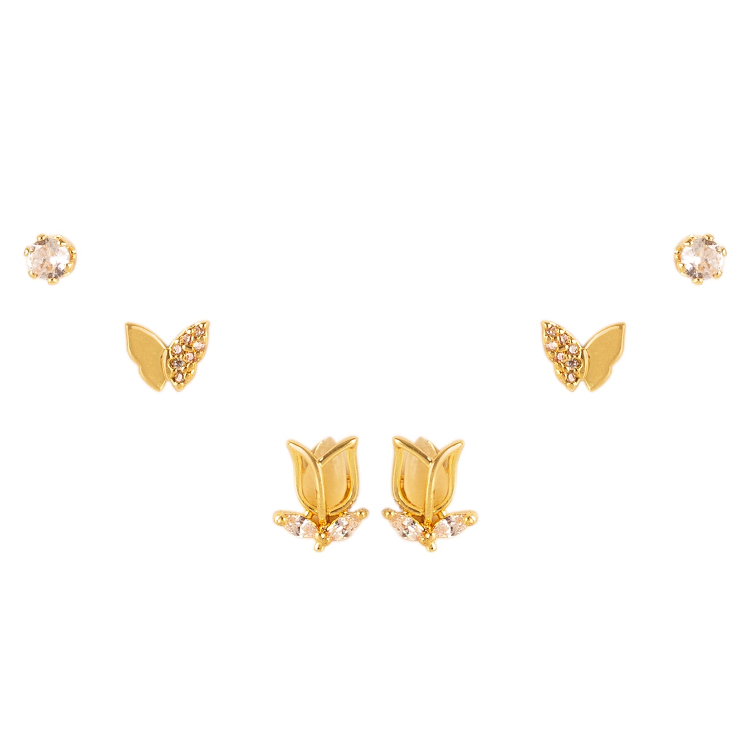 Tulip Bloom Stud Set