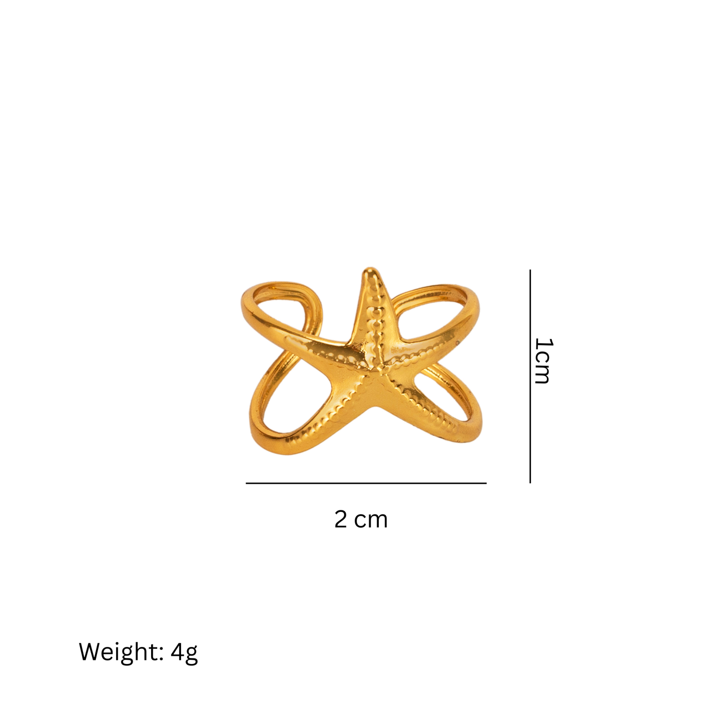 Golden Star Ring