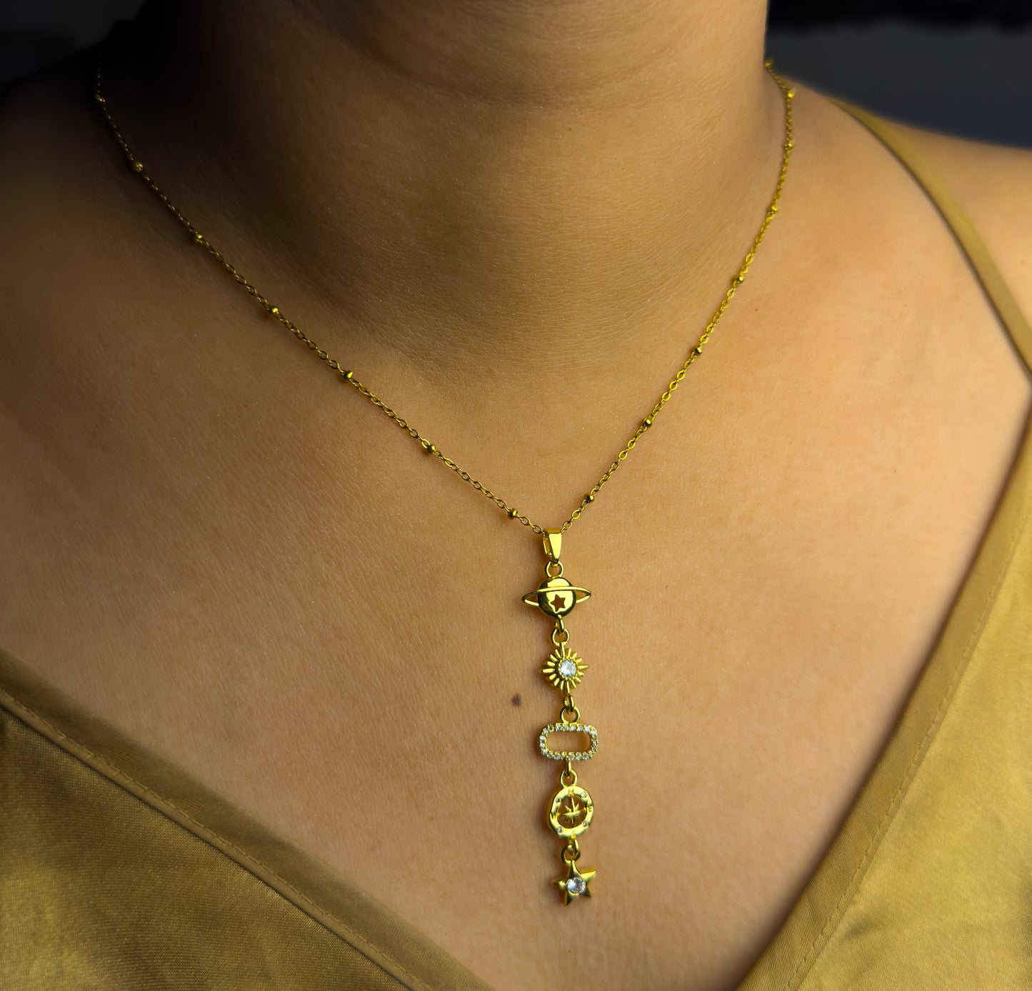 Galaxy Lariat Necklace